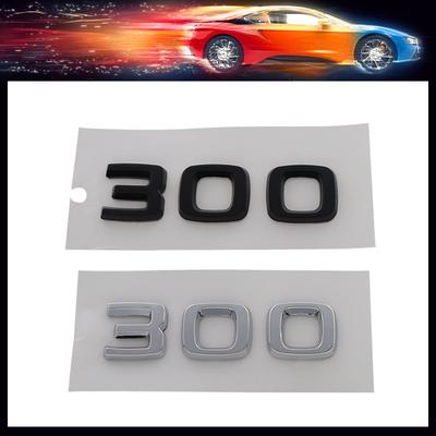 3D Премиум 300 Букв для крыла автомобиля, багажника, заднего капота, наклейка, эмблема, значок