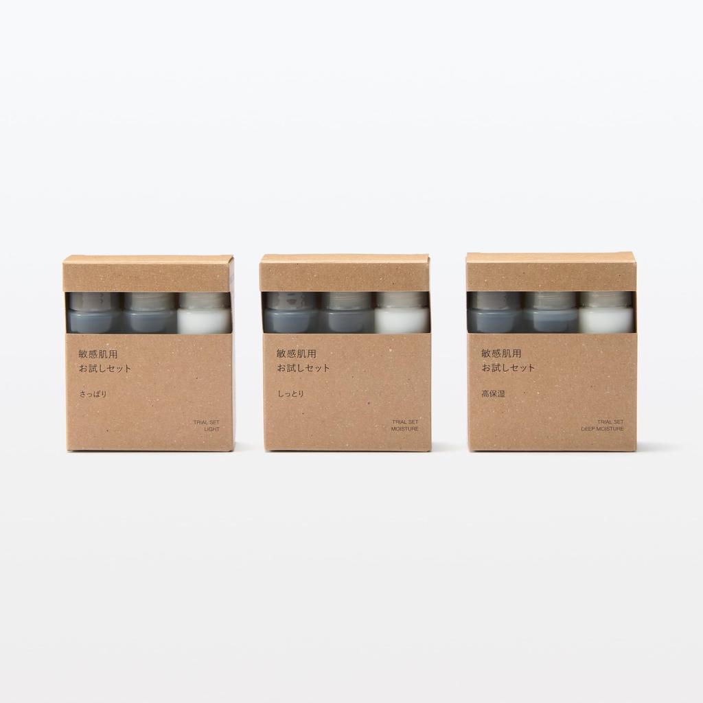MUJI Sensitive Skin Trial Set Fermentation Skin Highly Moisturizing 20mL X 3 83434984 Lotion/Sensitive Lotion/Emulsion