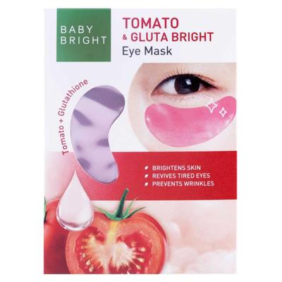 BABY BRIGHT Яркая маска для глаз с томатами и глютой 2,5 г. х 1 пара/3 пары