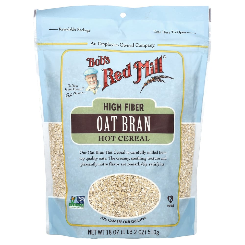 Bob's Red Mill High Fiber Oat Bran Hot Cereal 510g (18oz)