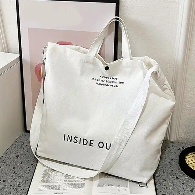 Женская парусиновая сумка-тоут, повседневная рабочая сумка через плечо, большая вместительная сумка через плечо с верхней ручкой, многофункциональная большая сумка через плечо для покупок