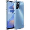 Чехол для OPPO A16 - Phonillico® - Ультратонкий - Противоударный - Мягкий силикон - Прозрачный