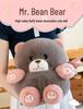Large Plush Bean Bear Doll for Claw Machines and Ring Toss