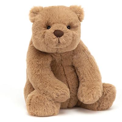 Jellycat Медведь Животное Сесил Медведь SCRUMPTIONS Рыжеватый Кукла Плюшевая Кукла Высота 19см/26см