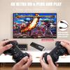 Беспроводная ретро-игровая консоль K8 с 40 000 встроенных классических игр, выходом 4K HDMI для телевизора, двумя беспроводными контроллерами 2.4G, ностальгическим игровым джойстиком 64G