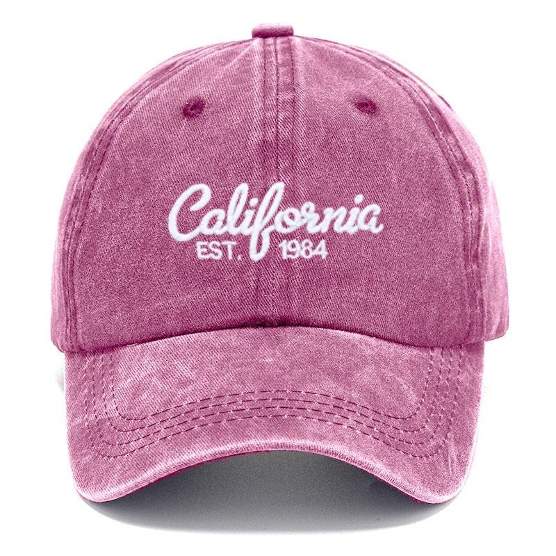 Калифорния Вышитая Для Мужчин И Женщин Винтажная Стирка Snapback Кепка Повседневная Кепка Папы Для Для Мужчин И Женщин Мода Уличный Стиль Одежда Хлопок Бейсбол