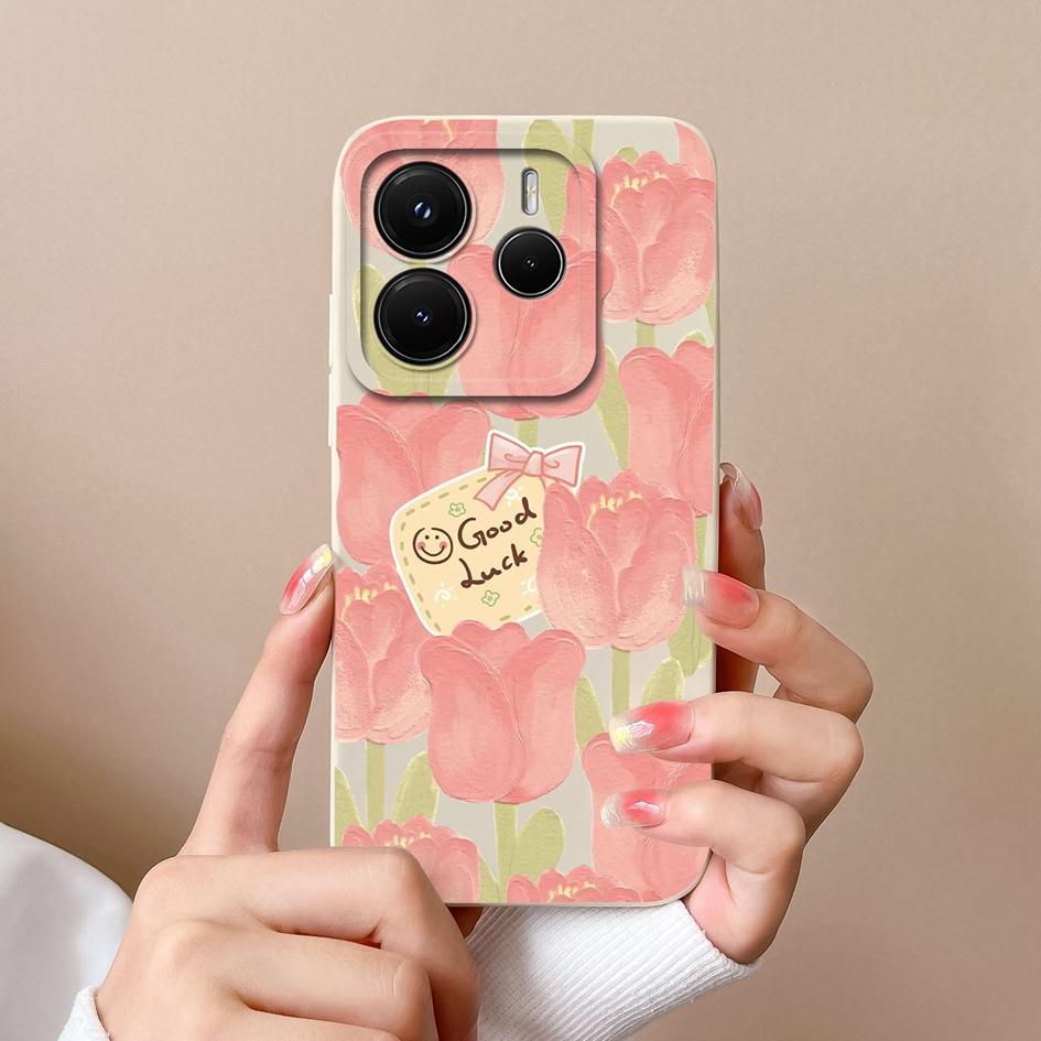 Чехол для телефона Redmi Note 11 12 14 12S 12R 12Turbo 11S 11E 11T 14S Pro Plus 4G 5G Роскошный цветочный жидкий силиконовый защитный чехол для камеры для Redmi Capa