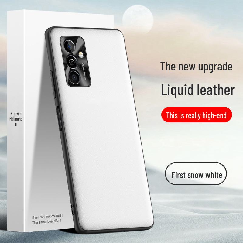 Чехол для телефона Maimang 11 из жидкой кожи: Противоударный и грязеотталкивающий защитный чехол