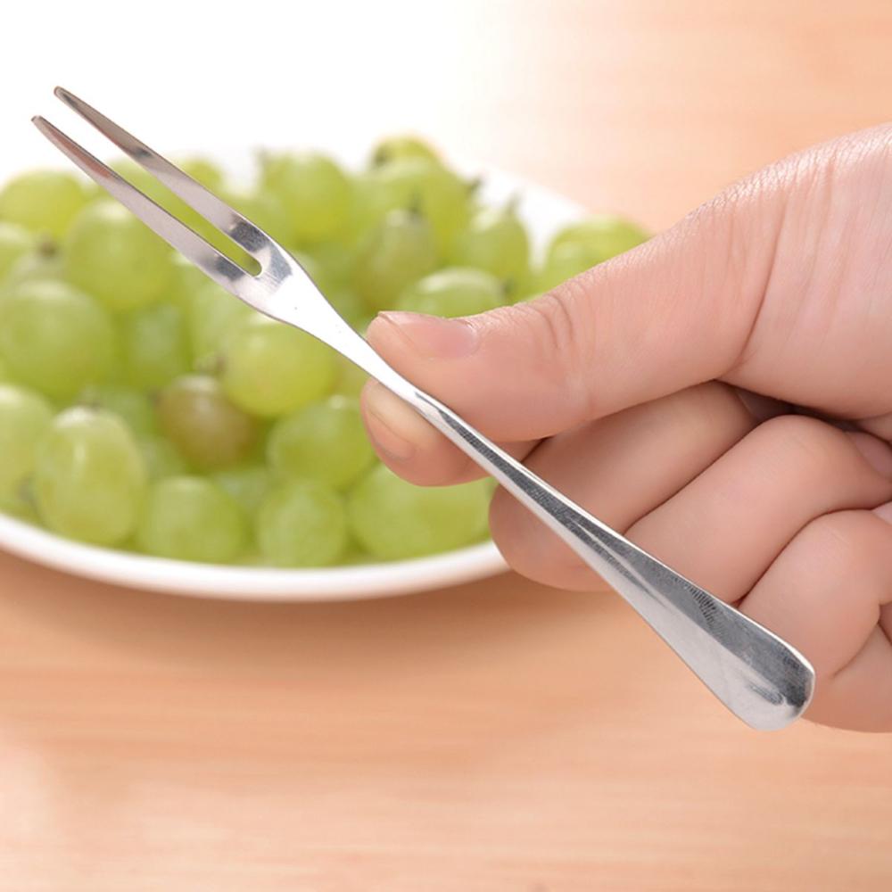 Dinnerware Portable Stainless Steel Cutlery Cocktail Accessories Tableware Fruit Forks Pickle Forks