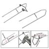 Rack Silver Insert Ground Fishing Pole Bracket Fishing Rod Holder Pole Holder Fishing Rod Stand