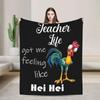 Moanas Hei Hei Rooster Character Flannel Blanket Winter Warm Throw for Kids Couch Bed Aesthetic Sofa Cover Bedspread