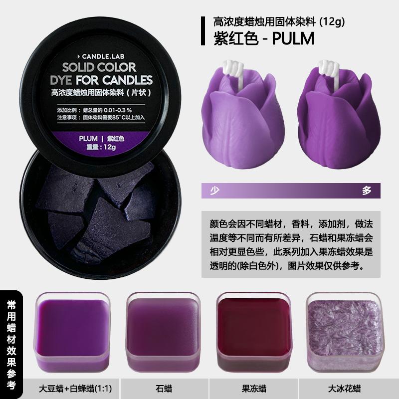 Нетоксичный твердый хлопьевидный краситель для свечей DIY (для соевого, пчелиного, парафинового и гелевого воска) - Многоцветный пигмент