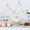 Round Dots Circle Garland Banner Paper Party Garland  Birthday Party Decorations