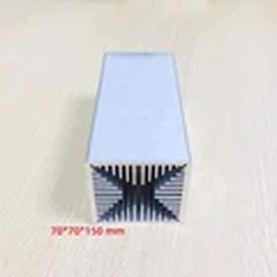 3pcs Transistor Heat Sink With Fan 40*40*100/150mm Powerful Tube Radiator Wind Tunnel Aluminum Heat Dissipation