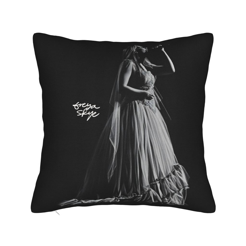 S-Freyas Skye Uk Singer Stars Align Concert Pillow Cover Design Cushion Cover Retro Trendy Pillow Case For Sofa Home Decor
