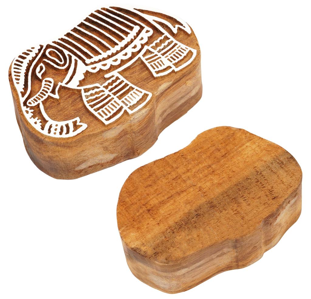 IBA Indianbeautifulart Текстильный печатный блок птица ручная резьба деревянный штамп дерево