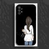 Мультяшный Чехол для Телефона с Медсестрой и Врачами для Samsung Galaxy A13,A21s,A22,A31,A32,A52,A53,A71,A80,A91 Мягкий Черный Чехол