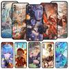 Милый чехол для телефона Genshin Impact Yae Miko для Samsung Galaxy A52s 5G A12 A70 A50 A40 A20s A30 A10s A20e A22 A72 A32 4G A02s