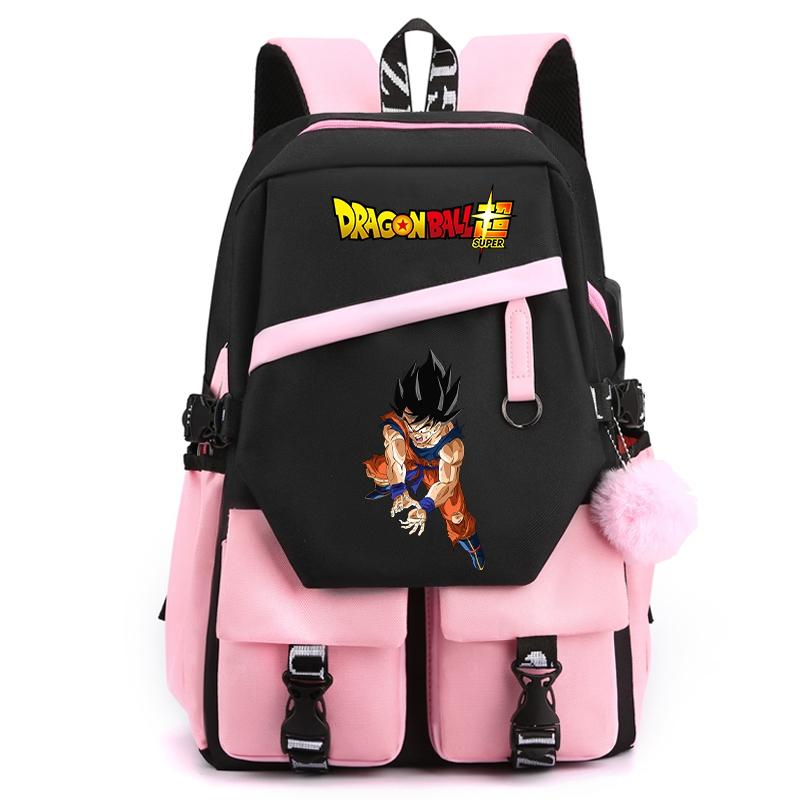 Аниме Dragon Ball унисекс рюкзак для девочек мальчиков студентов подростков детей ноутбук рюкзак для мужчин и женщин милый повседневный школьный рюкзак для детей подарок на день рождения игрушка