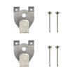 Fukui Metal Craft Stainless Steel X-Hook (Medium) F-0002 for Hanging Picture Frames On the Wall