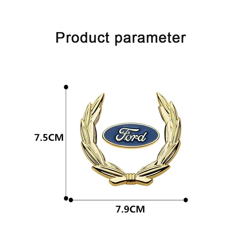 Car Personality Badge Stickers Emblem Decal for Ford Mustang 2015 Mondeo Focus F150 MK2 MK3 Fusion MK7 Ranger Car Accessories BR9