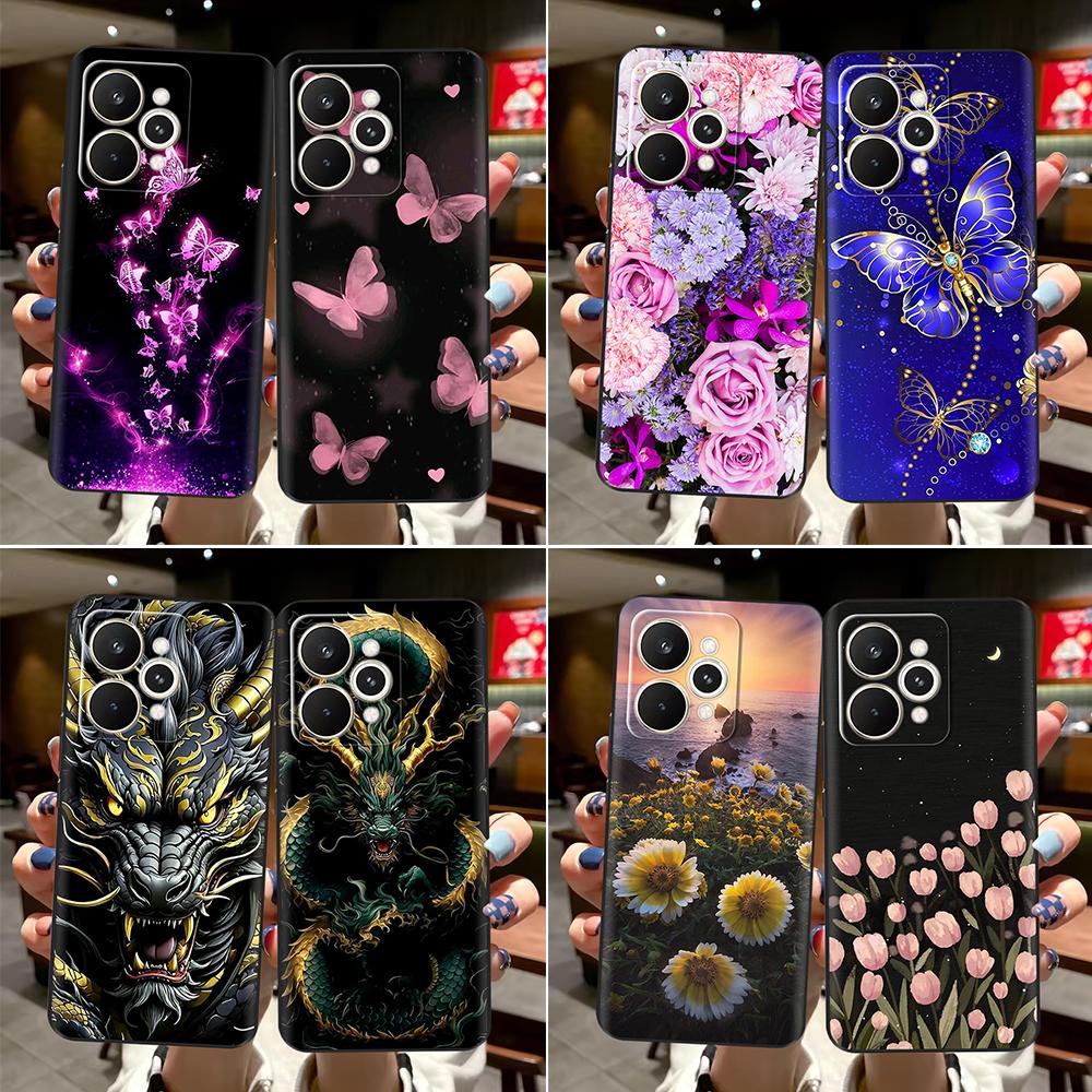 Чехол для телефона Realme 15 Pro 5G Чехол с изображением животного-дракона для Realme 15 5G Чехол из мягкого силикона Чехлы-защитки Realme15 Pro