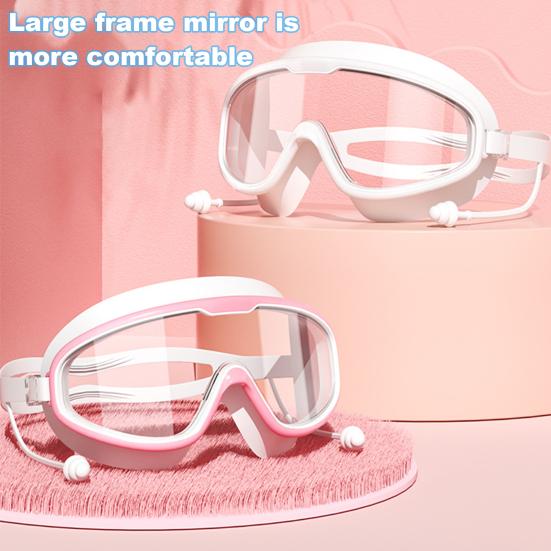 Очки для плавания для взрослых, противотуманные очки для бассейна, прозрачные, не протекающие очки для плавания для взрослых и подростков