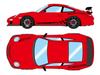 Модель EIDOLON Porsche 911 GT3 RS 2010 Guards Stripe Готовая модель EM603D 1/43 (997.2) Красный / Черный