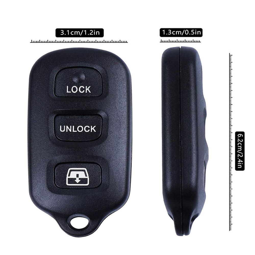 2 ШТ. Пульт дистанционного управления бесключевым доступом Ключ-брелок для автомобиля HYQ12BAN Для Toyota 4Runner Sequoi