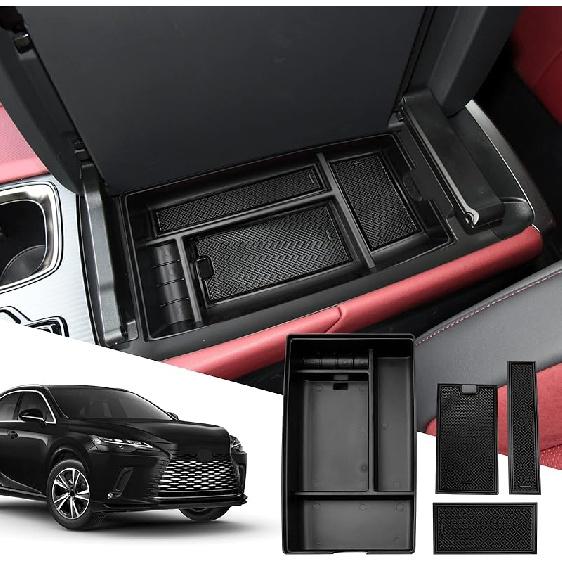 SXCY для 2023 2024 2025 Lexus RX 350 Органайзер центральной консоли 2023 2024 2025 Аксессуары RX 350 Лоток консоли подлокотника для 2024 2025 RX Hybrid RX 350h/