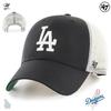 Casquette - 47 Brand - Los Angeles Dodgers - Noir / Blanc - Coton Mélangé - Sportswear