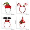 Праздничная рождественская повязка на голову для детей и взрослых с разноцветными светодиодными огнями и игривыми дизайнами