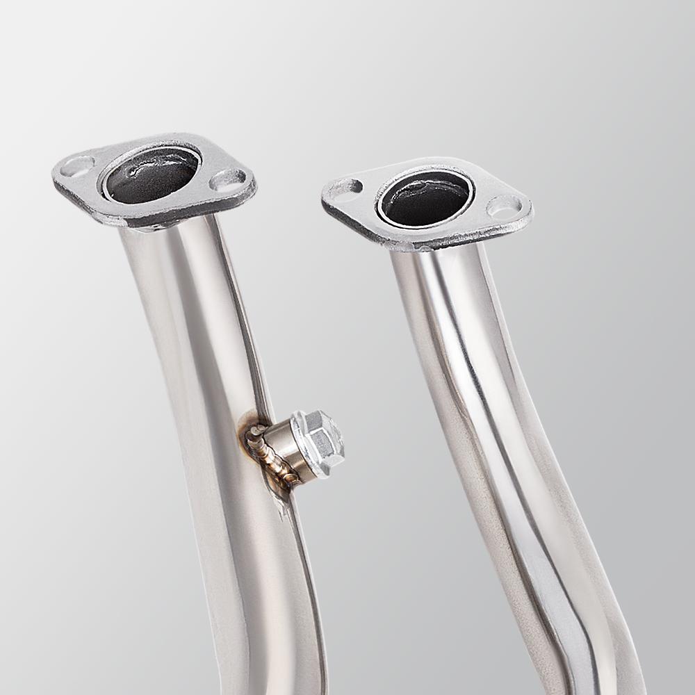 GY6 Oxygen Senso, Modified Connector Section Muffler, Motorcycle Exhaust Pipe, 125cc, 150cc, Middle Tube for GY6 Scooter