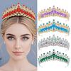 Shiny Baroque Queen Tiaras Luxury Bridal Headwear Exquisite Zinc Zinc Alloy Princess Crown  Themed Parties
