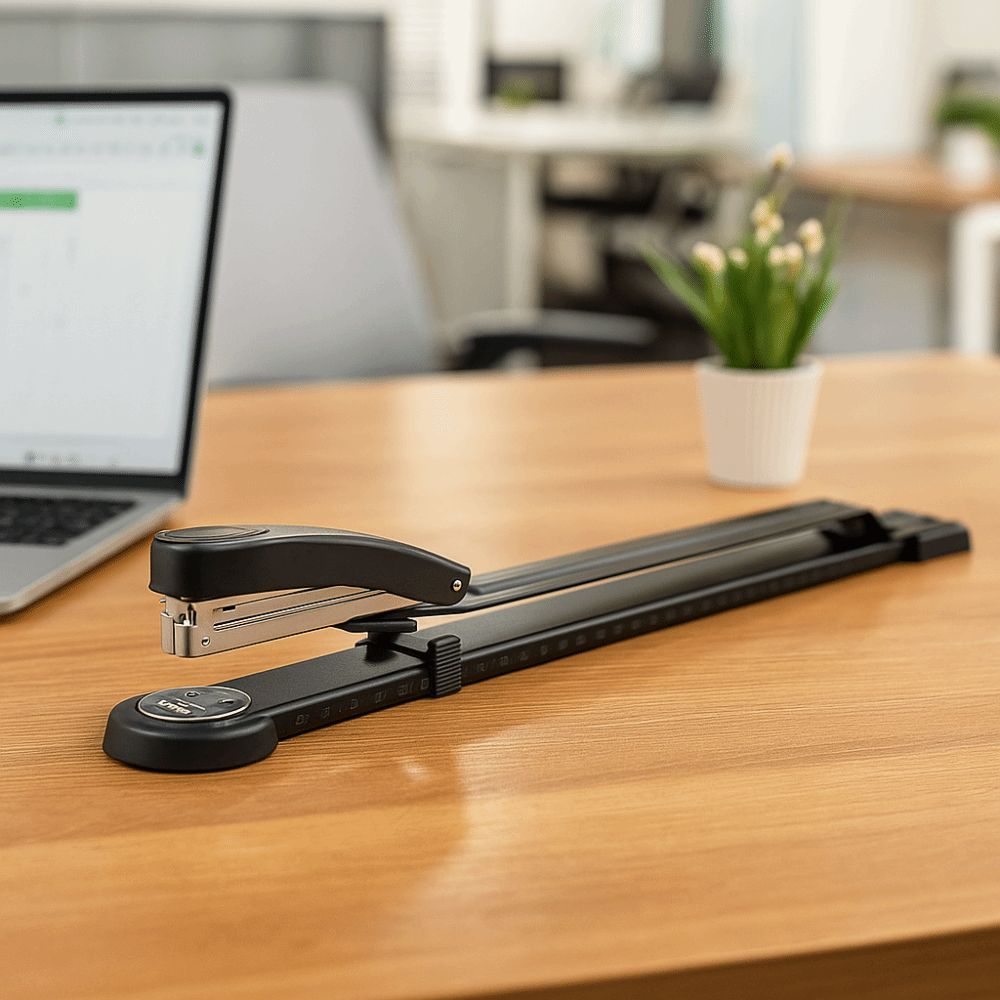 50-Sheet Capacity Long Reach Stapler Thickened Paper Stapler Long Arm Stapler For Booklet