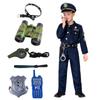 Complete Your Child's Police Costume with Walkie-talkie, Whistle & Handcuffs Accessories!