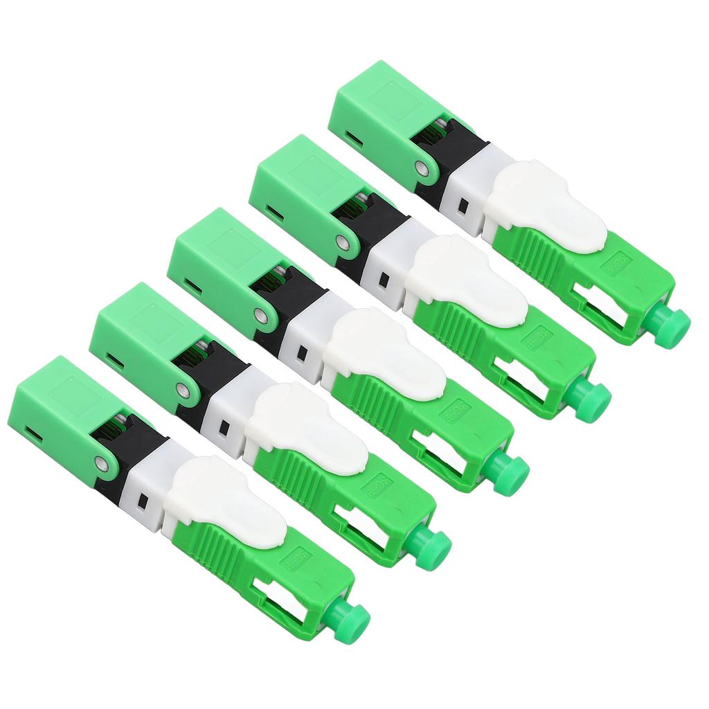20 Sets Fiber Optic Cold Connector Single Mode SC Fiber Optical Fast Connector for FTTH Projects