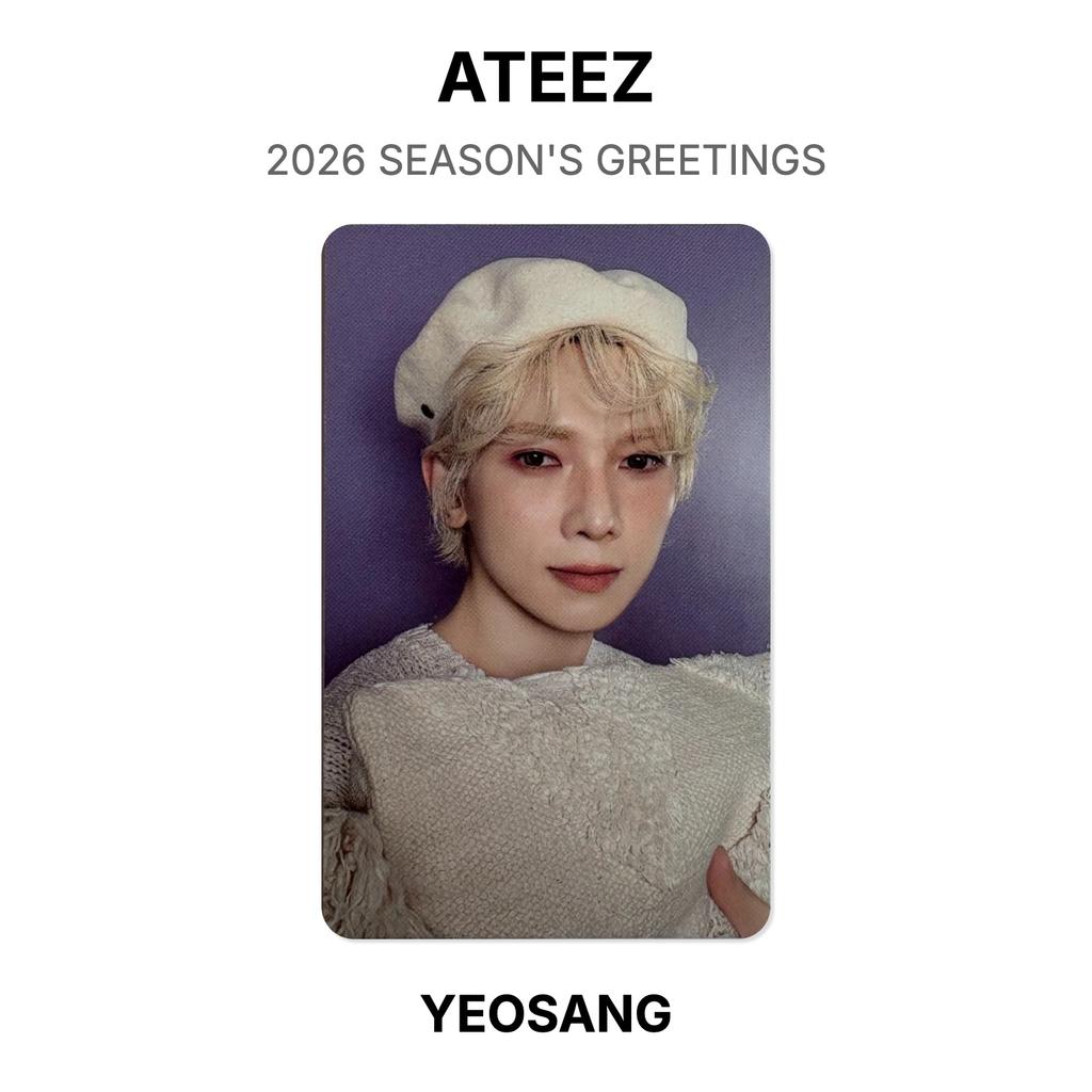 ATEEZ ПОЗДРАВЛЕНИЕ С СЕЗОНОМ 2026 Официальная фотокарточка