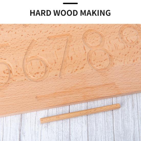 Деревянная доска для отслеживания, улучшает координацию рук и глаз, мелкую моторику, ABC, цифры, формы, легкий вес