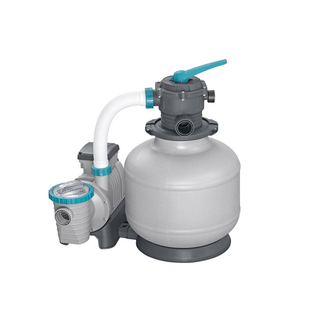 Bestway 58486 11355 L/H Pool Sand Pump + Filter Balls