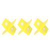 200Pcs DIY Tile Leveling System Kit Floor Wall Ceramic Tile Paving Tools Building Supply Yellow