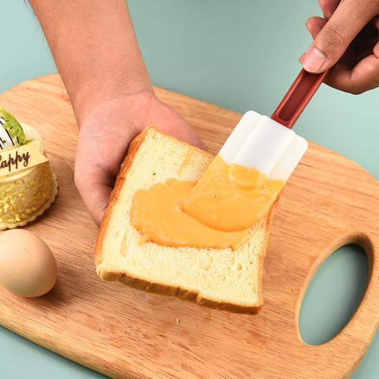 Набор силиконовых лопаток 3 шт. Жаростойкий скребок и шпатель для джемов, масла