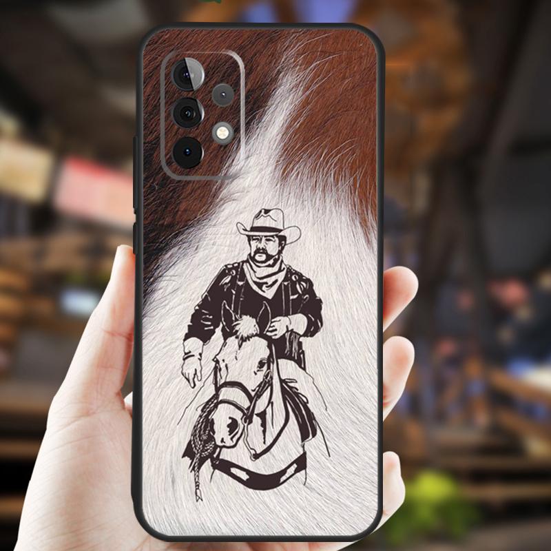 Западный ковбойский чехол для Samsung Galaxy A05 A06 A22 A53 A33 A26 A16 A56 A36 A32 A52 A54 A34 A14 A55 A15 A35