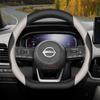 Кожаный чехол на руль автомобиля для Nissan Patrol Y63 Xtrail Kicks Qashqai Versa Sentra Altima Armada 2011 - 2025 Аксессуары