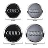 For Audi  A5 60/61/68/69mm Car Emblem Wheel Hub Caps Hubcap Badge Styling For Audi B5 B6 B7 B8 B9 A3 8P 8V 8L A5 A6 C6 C5 C7 4F A1 A7 A8 Q2