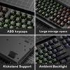 87 Keys Gaming USB Wired Gaming Keyboard Colorful Light Mobile Phone 19 Keys for Laptop PC Keyboard, - Effect, Stand, Conflict-Free