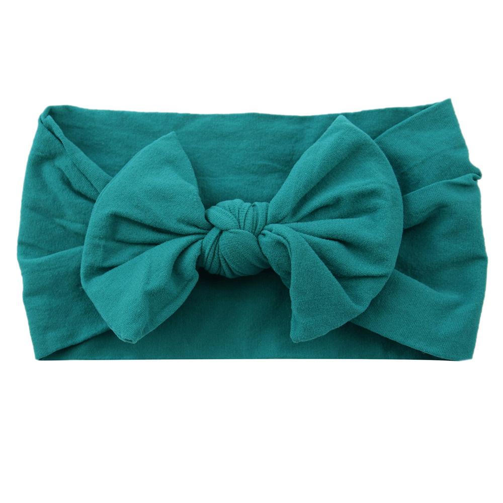 Детские аксессуары для волос, нейлоновый бант, детская повязка на голову, супер мягкая широкая повязка на голову, детские чулки, повязка на голову
