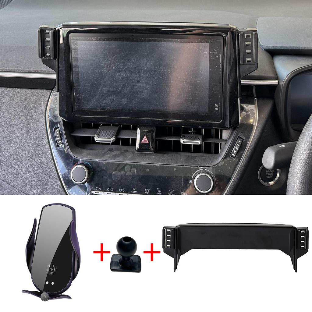 for 2019~2022 Toyota Corolla E210 8/9in Phone Holder Screen Fixed Navigation Bracket Base Wireless Charging