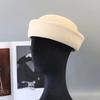 French Style Chenille Pillbox Hat Fedoras Sailor Hat Fashion Medicine Box Hat  Banquet