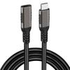 USB C 3.2 Удлинительный кабель 100 Вт PD 5 А Type C Удлинитель 4K @60 Гц 10 Гбит/с Thunderbolt 3 Для Xiaomi Huawei Switch 0,5 м 1 м 2 м